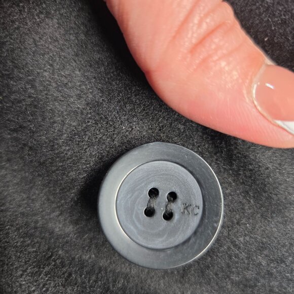 Kenneth Cole New York Wool Blend Peacoat Coat – Men’s XL – Black – NWT - Picture 16 of 16